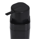 Porta Sabonete Líquido Preto Quadrado Plástico Splash Coza