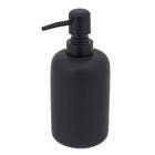 Porta Sabonete Líquido Redondo de 250ml Preto Mart Collection