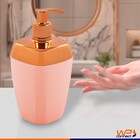 Porta Sabonete Líquido Rosé Gold Lavabo Banheiro - Rosa Claro