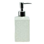 Porta Sabonete Líquido Saboneteira Branco Quadrado 360ml