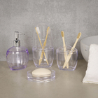 Porta Sabonete Líquido Transparente em Plástico 300ml Spoom Coza