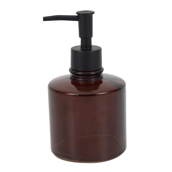 Porta Sabonete Líquido Vidro Ambar 600L Banheiro Oikos