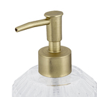 Porta Sabonete Líquido Vidro Transparente 440L Banheiro Oikos