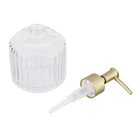 Porta Sabonete Líquido Vidro Transparente 440L Banheiro Oikos