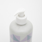 Porta sabonete líquido Zôdio triângulos roxos 300ml