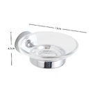 Porta Sabonete Para Banheiro Saboneteira Cromado