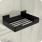 Porta Sabonete Para Banheiro Saboneteira Ventosa Preto Elg