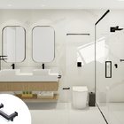 Porta Sabonete Saboneteira Banheiro Em Aço Inox Black Matte P