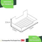 Porta Sabonete Saboneteira Inox Adesivo Autocolante Elg