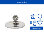 Porta Sabonete Suporte Saboneteira Inox Parede Para Banheiro