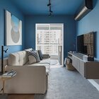 Porta Sacada 2 Folhas Alumínio 1,50 X 2,10 Com Fechadura Hale