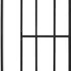 Porta Sacada 2 Folhas Com Trinco 2,10 X 1,20 Cor Preto Linha