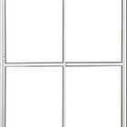 Porta Sacada 2 Folhas Com Trinco 2,10 X 1,50 Cor Branco Linha