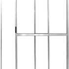 Porta Sacada 2 Folhas Com Trinco 2,10 X 1,50 Cor Brilhante Li