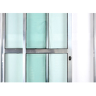 Porta Sacada 2 Folhas Móveis Com Fechadura 2,10 X 1,20 Cor Br