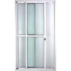 Porta Sacada 2 Folhas Móveis Com Fechadura 2,10 X 1,50 Cor Br