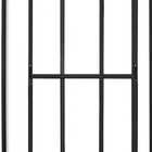 Porta Sacada 2 Folhas Móveis Com Trinco 2,10 X 1,20 Cor Preto