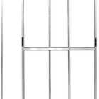 Porta Sacada 2 Folhas Móveis Com Trinco 2,10 X 1,50 Cor Brilh