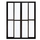 Porta Sacada 4 Folhas Alumínio 2,10 X 1,50 Com Fechadura Hale