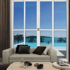 Porta Sacada 4 Folhas Aluminio Branco C/trinco 2.10x1.50 Com