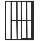 Porta Sacada De Alumínio 3 Folhas 210x150cm Com Fechadura Lin