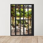 Porta Sacada De Alumínio 3 Folhas 210x200cm Com Fechadura Lin