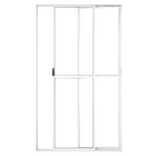 Porta Sacada De Aluminio Branco 2 Folhas Com Trinco 2,10x1,20