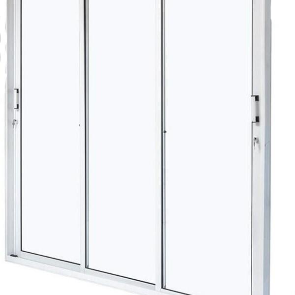 Porta Sacada De Correr Em Alumínio Suprema Vidros Temperados
