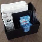 Porta Sachês Guardanapos Açúcar Organizador Multiuso Bancada