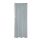 Porta Sanfonada 210x72cm Bariri Pvc Cinza Granizo