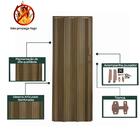 Porta Sanfonada De Pvc 105x210cm Bariri - Tk Imbuia