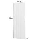 Porta Sanfonada De Pvc 105x210cm Zapinplast