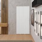 Porta Sanfonada De Pvc 125x210cm Bariri - Tk Branco