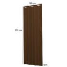 Porta Sanfonada De Pvc 125x210cm Bariri - Tk Marrom