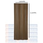 Porta Sanfonada De Pvc 210x105cm Bariri Imbuia