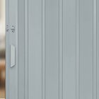 Porta Sanfonada De Pvc 210x62cm Bariri Cinza Granizo