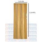 Porta Sanfonada De Pvc 210x72cm Bariri Cerejeira