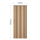 Porta Sanfonada De Pvc 210x72cm Pronta Bcf Bege