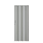 Porta Sanfonada De Pvc 210x96cm Pronta Bcf Cinza