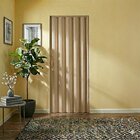 Porta Sanfonada De Pvc Belplast 60 Cm X 210cm Bege