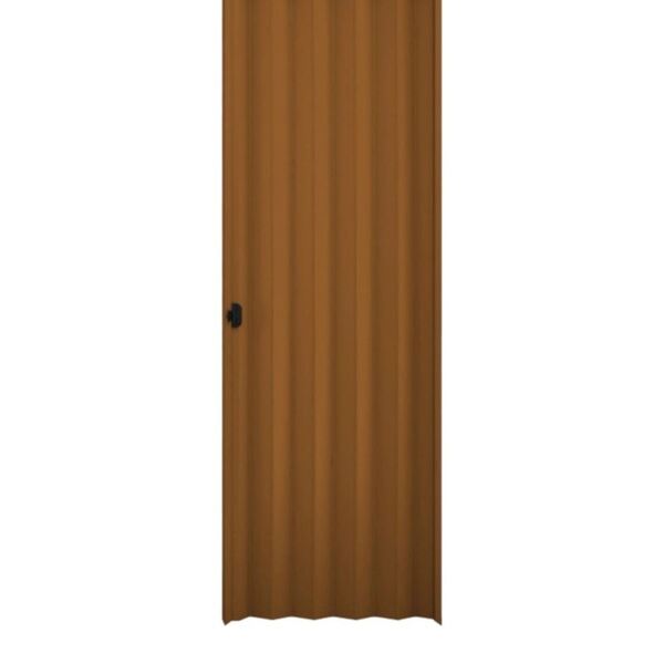 Porta Sanfonada De Pvc Plasbil 210x100cm - Mogno