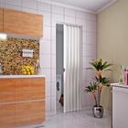 Porta Sanfonada Lisa Pvc Branco - 210x60