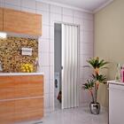 Porta Sanfonada Lisa Pvc Branco - 210x80