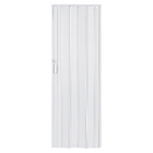 Porta Sanfonada Plástico PVC Branco Neve 2,10x0,60m Plastilit