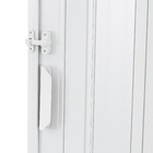 Porta Sanfonada Plástico PVC Branco Neve 2,10x0,90m Plastilit