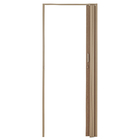 Porta Sanfonada Lisa de PVC Castanho com Trinco 2,10x0,60m BCF