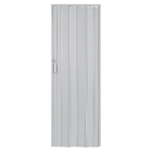 Porta Sanfonada Plástico PVC Cinza 2,10x0,80m Plastilit