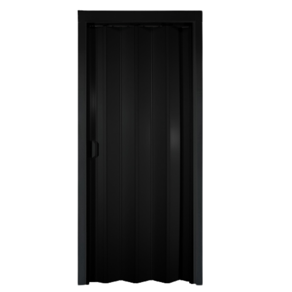 Porta Sanfonada Pvc 0,84x2,10m Multilit  Preta