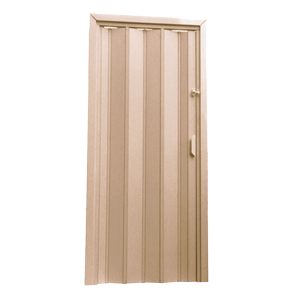 Porta Sanfonada Pvc 0,96x2,10 Multilit Bege
