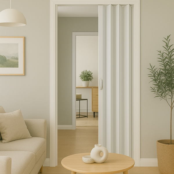 Porta Sanfonada Pvc 0,60x2,10 Multilit Branco | Leroy Merlin